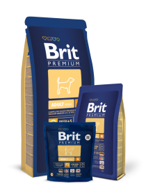 Brit Premium Adult M Полнорационный корм для взрослых собак средних пород (10–25 кг).