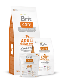 Brit Care Adult Medium Breed Lamb/Rice для взрослых собак средних пород Ягненок/рис