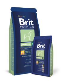 Brit Premium Junior XL Полнорационный корм для щенков и молодых собак (4–30 месяцев) гигантских пород (45–90 кг).