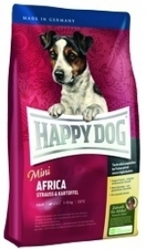 Happy Dog Supreme Mini Africa с мясом страуса и картофелем