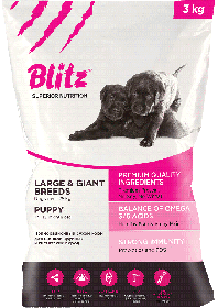 BLITZ PUPPY LARGE & GIANT BREED корм для щенков крупных и гигантских пород