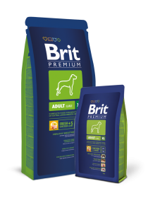 Brit Premium Adult XL Полнорационный корм для взрослых собак гигантских пород (45–90 кг).